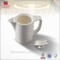 Wholesale guangdong crockery items, white porcelain turkish coffee pot